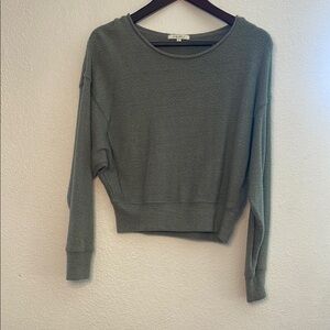 Z Supply Charcoal Knit Top